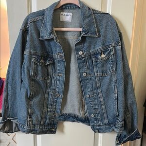 Old Navy Blue Denim Jacket Large